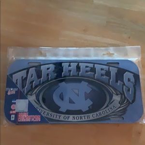 High Def UNC Tar Heels license plate